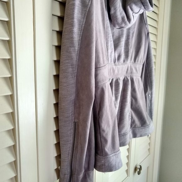 Anthropologie Akemi & Kin Suede Block Hoodie, M - Picture 4 of 6